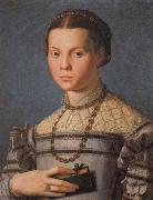 Portrait of a Little Gril with a Book Agnolo Bronzino